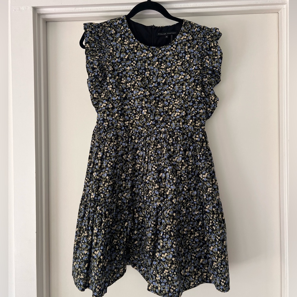 English Factory Babydoll Mini Dress, XS